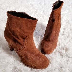 Sundance Catalog Suede Ankle Boots